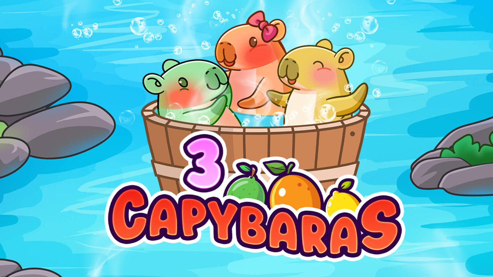 3 Capybaras